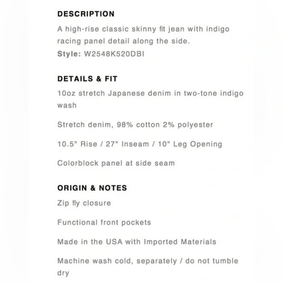 Rag & Bone Mazie Indigo Jean - Picture 5 of 10